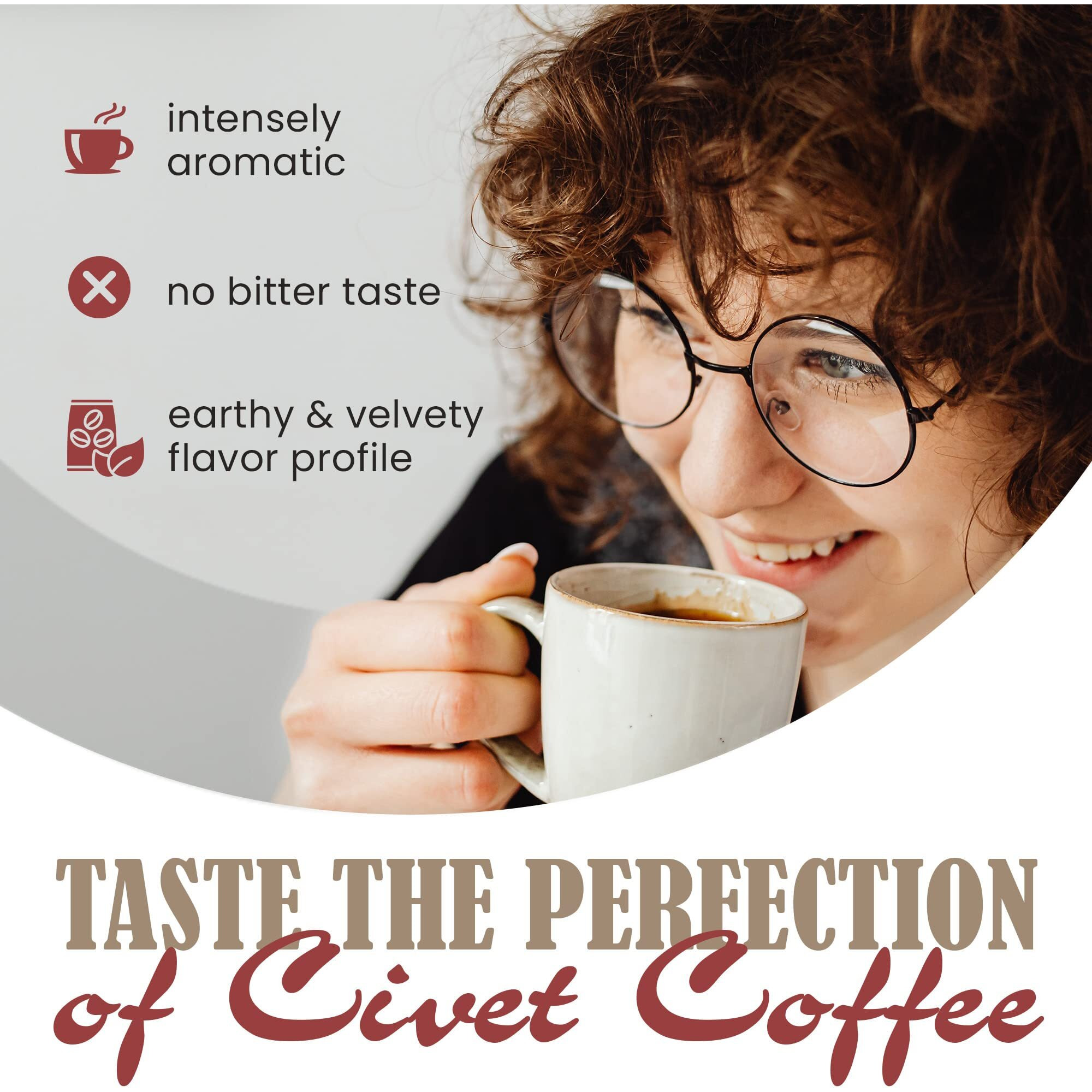 Wild Kopi Luwak, The Worlds Most Exclusive Coffee, Sustainably Sourced From Sumatra, Indonesia (100Gr / 3.5Oz)