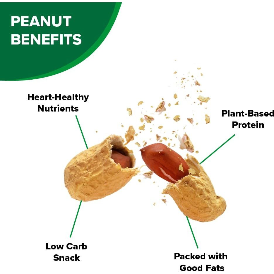 Hampton Farms - Usa Grown All-Natural - Fancy Roasted In-Shell Salted Peanuts - 10 Oz. Bag