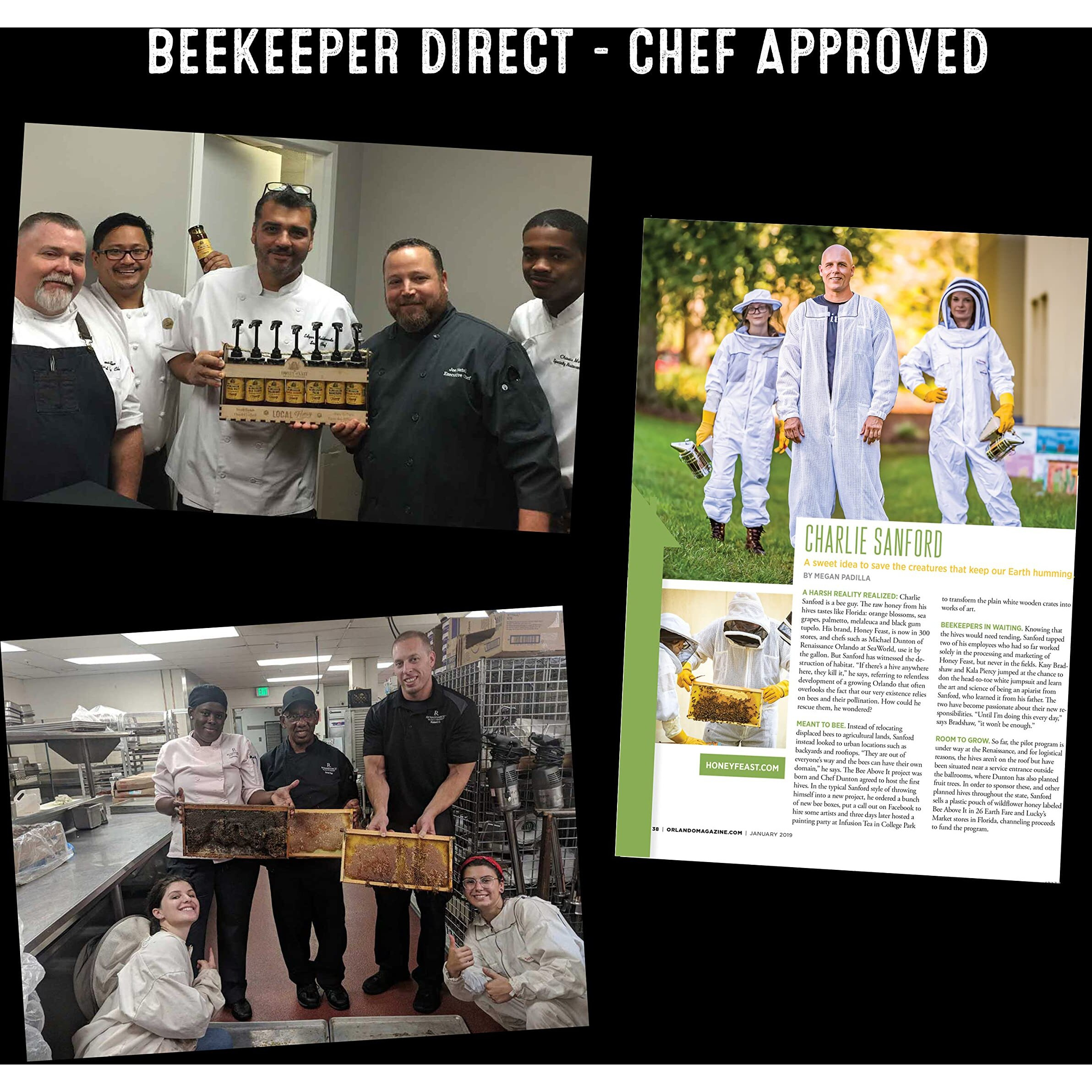 Honey Feast Orange Blossom Honey, 12 Oz