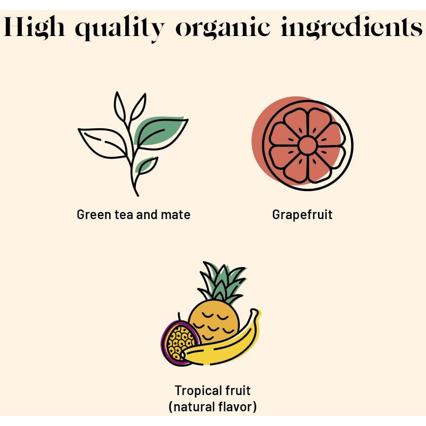 Kusmi Tea - Bb Detox - Iconic Detox Tea - Organic Tea - Blend Of Green Tea, Mate & Grapefruit - Organic Flavored Yerba Mate Tea - Loose Leaf Tea - Tin Box Of 3.5 Oz - Quantity For About 50 Cups