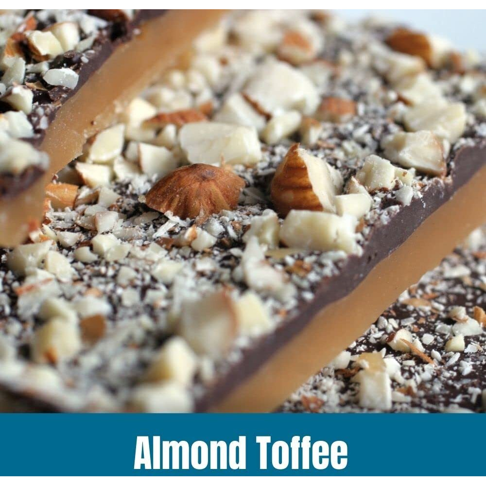 Door County Coffee Almond Toffee Flavored Ground | 10 Count Single Serve Cups | Medium Roast | 100% Specialty Arabica | Gourmet | Roasted Almonds & Toffee