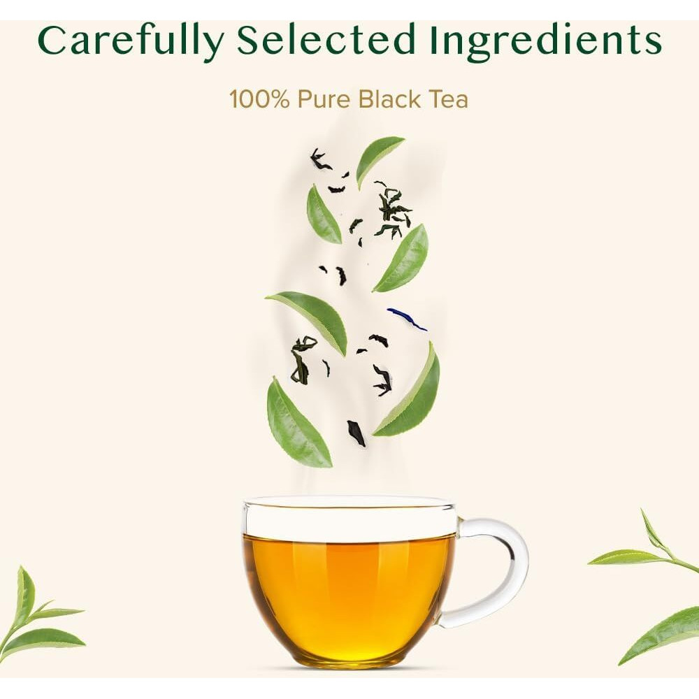 Vahdam, First Flush Darjeeling Tea - 170+ Cups (340G/12Oz) Loose Leaf Black Tea - Flowery, Aromatic & Delicious | Mellow & Fragrant | Vacuum Sealed Pack