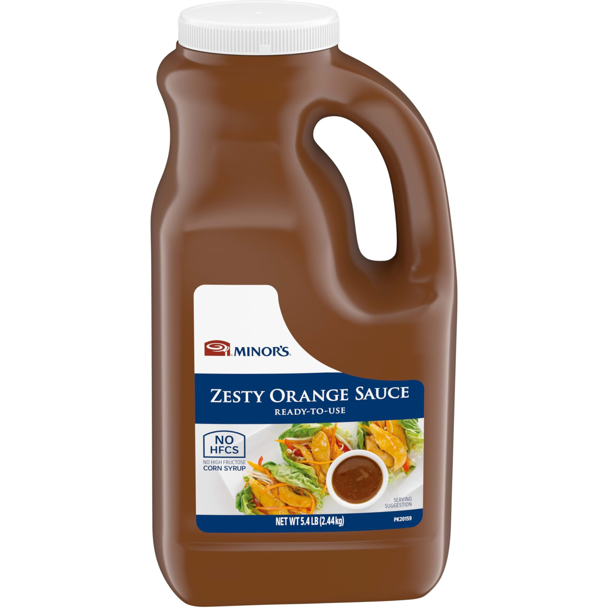 Minor's Zesty Orange Sauce, Stir Fry Sauce, Chicken And Seafood Glaze, 5.4 Lbs Bulk Bottle (Packaging May Vary) (Pack Of 1)