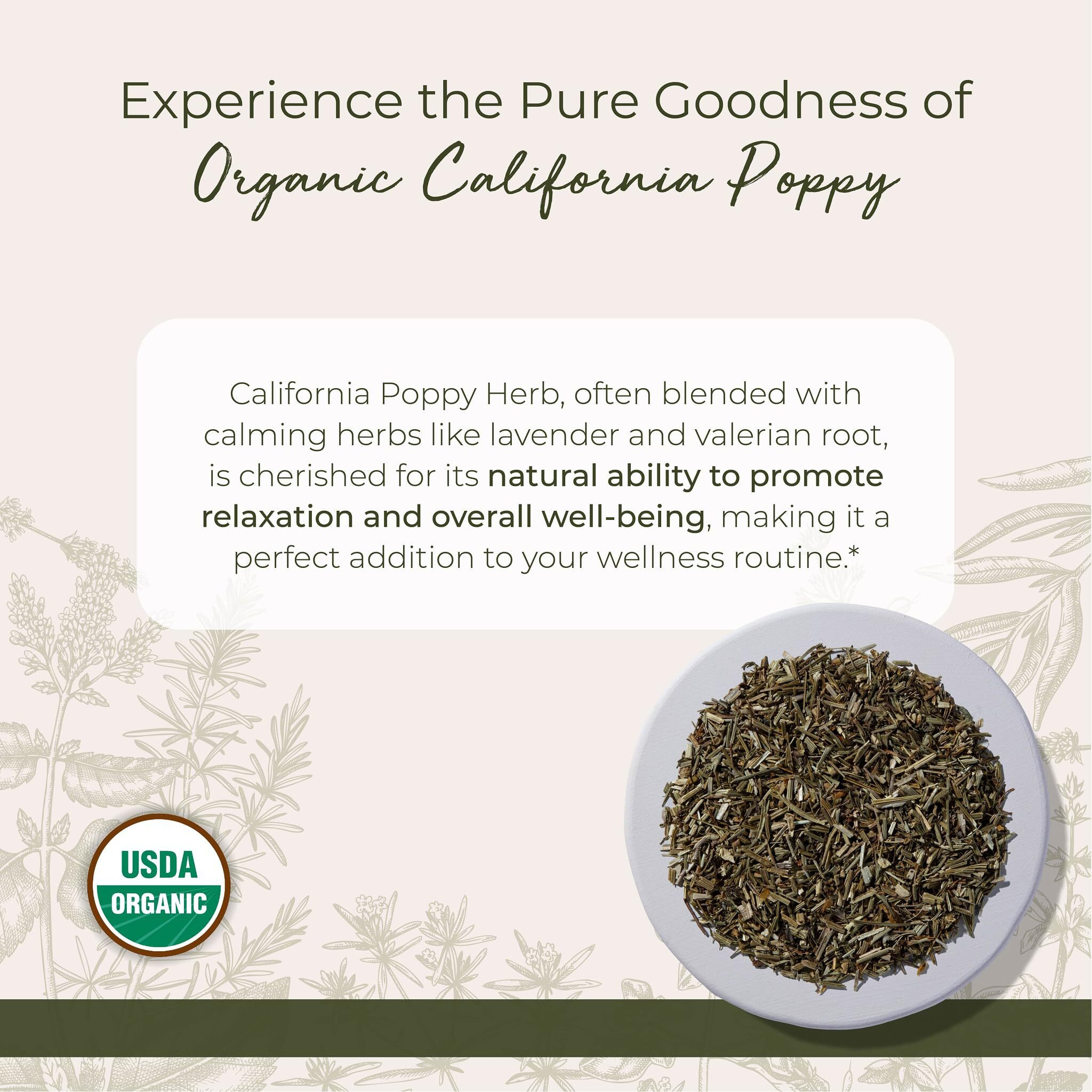 Organic California Poppy Herb C/S