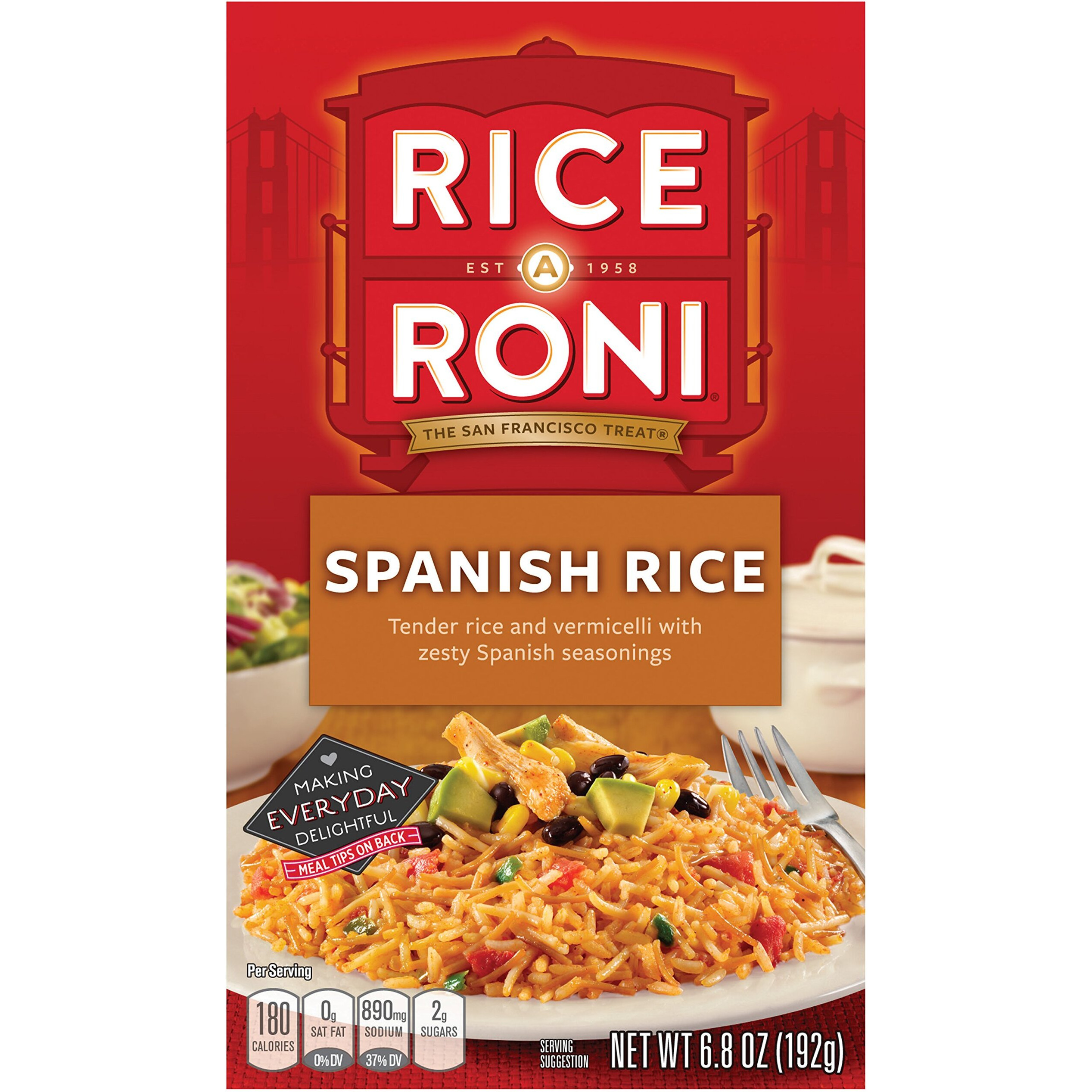 Rice-A-Roni, Spanish Rice, 6.8 Ounce (Pack Of 12)