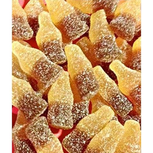 Haribo Gummi Candy, Fizzy-Cola Gummy Candy Soda Bottles, 5 Ounce Share Size Bags (Pack Of 12) Delicious Soft & Chewy Sweet Snacks, Sour & Tangy Cola Flavor
