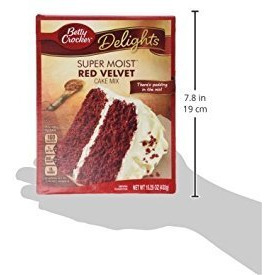 Betty Crocker Red Velvet Cake Mix 15.25Oz Per Box