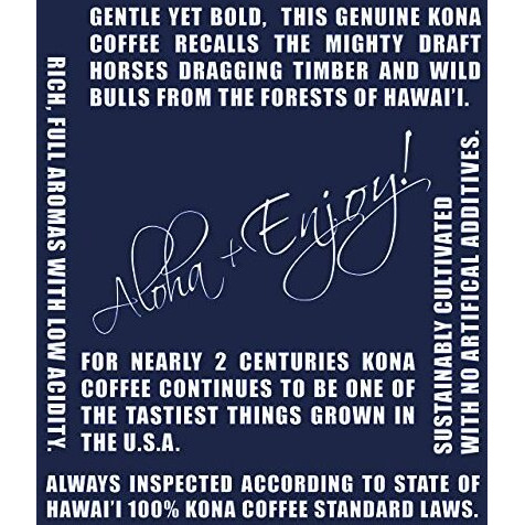 Blue Horse 100% Kona Coffee Pods, Medium Roast, 10Ct Single Serve, Compatible With K Cups 2.0, Farm Fresh, Authentic Arabica Beans From Hawaiis Big Island With A Smooth, Rich Flavor