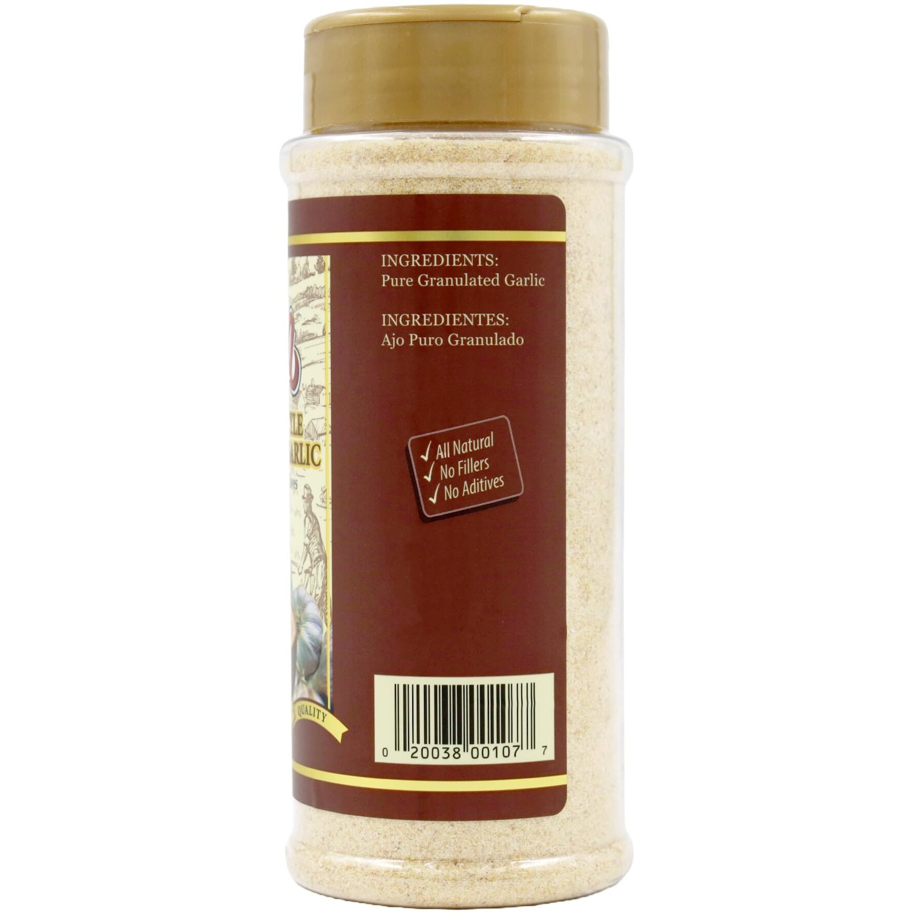 Granulated Garlic (Venetian) By Flora Foods - All Natural - Zero Fillers - Great Taste