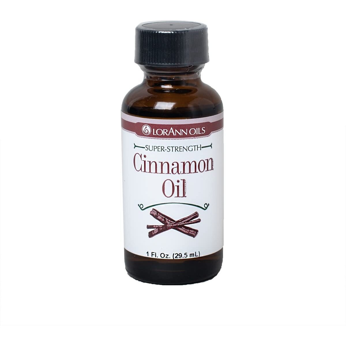 Lorann Oils Super Strength Flavoring - Used For Candy Making, Flavoring Extracts, Baking, Hard Candy, And Flavor Oils - Bold, Natural Flavors 4X Stronger Than Extracts - Cinnamon Oil, 1 Fl Oz
