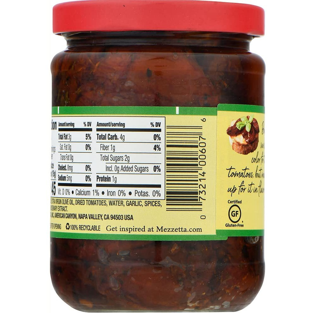 Mezzetta Sun-Ripened Dried Tomatoes In Olive Oil, All Natural, 8 Ounce