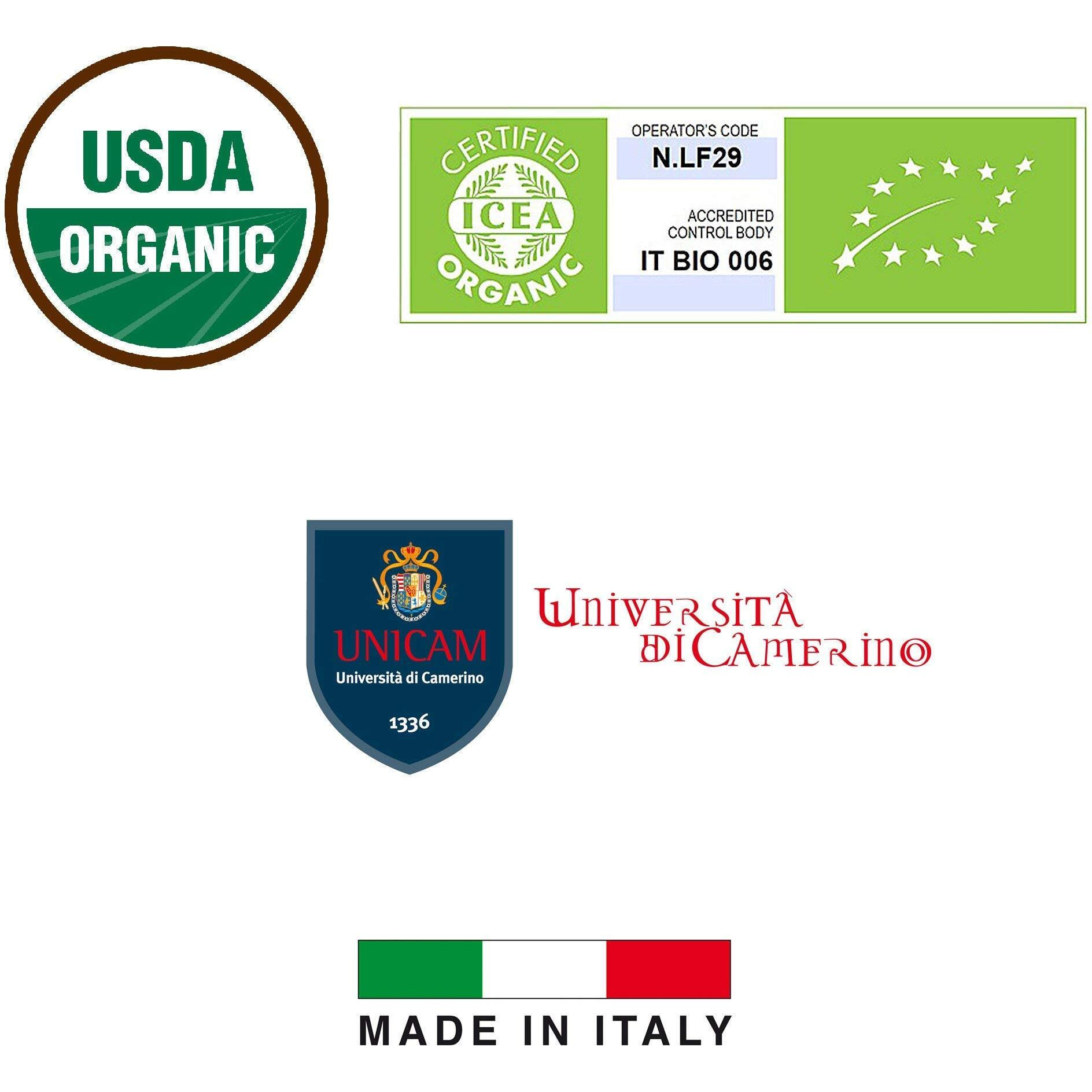 Urbani Truffles Unico White Truffle Oil 8.4 Fl Oz, Made W/Extra Virgin Olive Oil & Real Truffle Pieces, Italian Gourmet Flavored Oils For Cooking Pasta, Salads, Pizza, Fish, Meat, All-Natural & Vegan