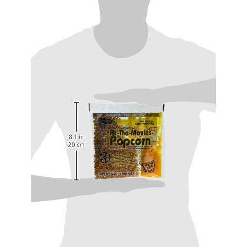 At-The-Movies Popcorn & Coconut Oil Portion Packs-Case Of 24 (4Oz Kettle)