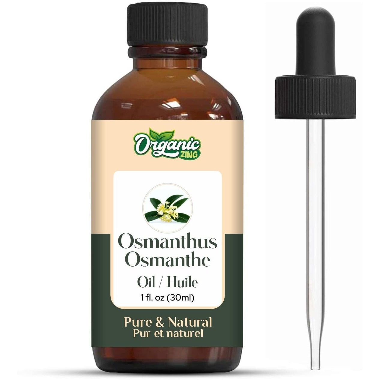 Organic Zing Osmanthus (Osmanthus Fragrans) Oil | Pure & Natural Steam Distilled Essential Oil For Aroma, Diffusers & Skincare - 30Ml/1.01Fl Oz