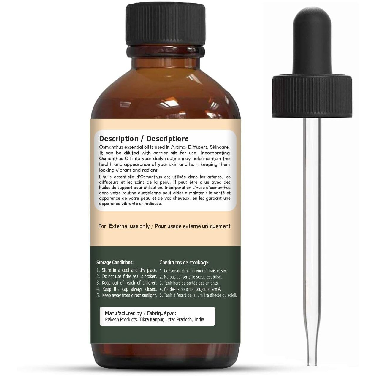 Organic Zing Osmanthus (Osmanthus Fragrans) Oil | Pure & Natural Steam Distilled Essential Oil For Aroma, Diffusers & Skincare - 30Ml/1.01Fl Oz