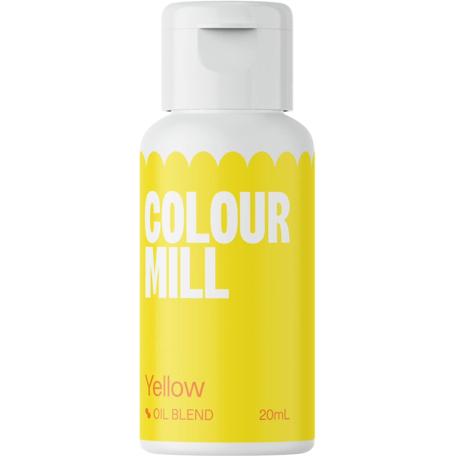 Colour Mill Oil-Based Food Coloring, 20 Milliliters Yellow