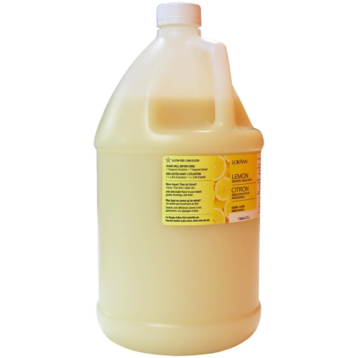 Lorann Oils Lemon Bakery Emulsion Tangy Lemon Essence, Perfect For Amplifying Citrus Tones In Cakes, Cookies & Desserts, Gluten-Free, Keto-Friendly, Lemon Extract Alternative Essential