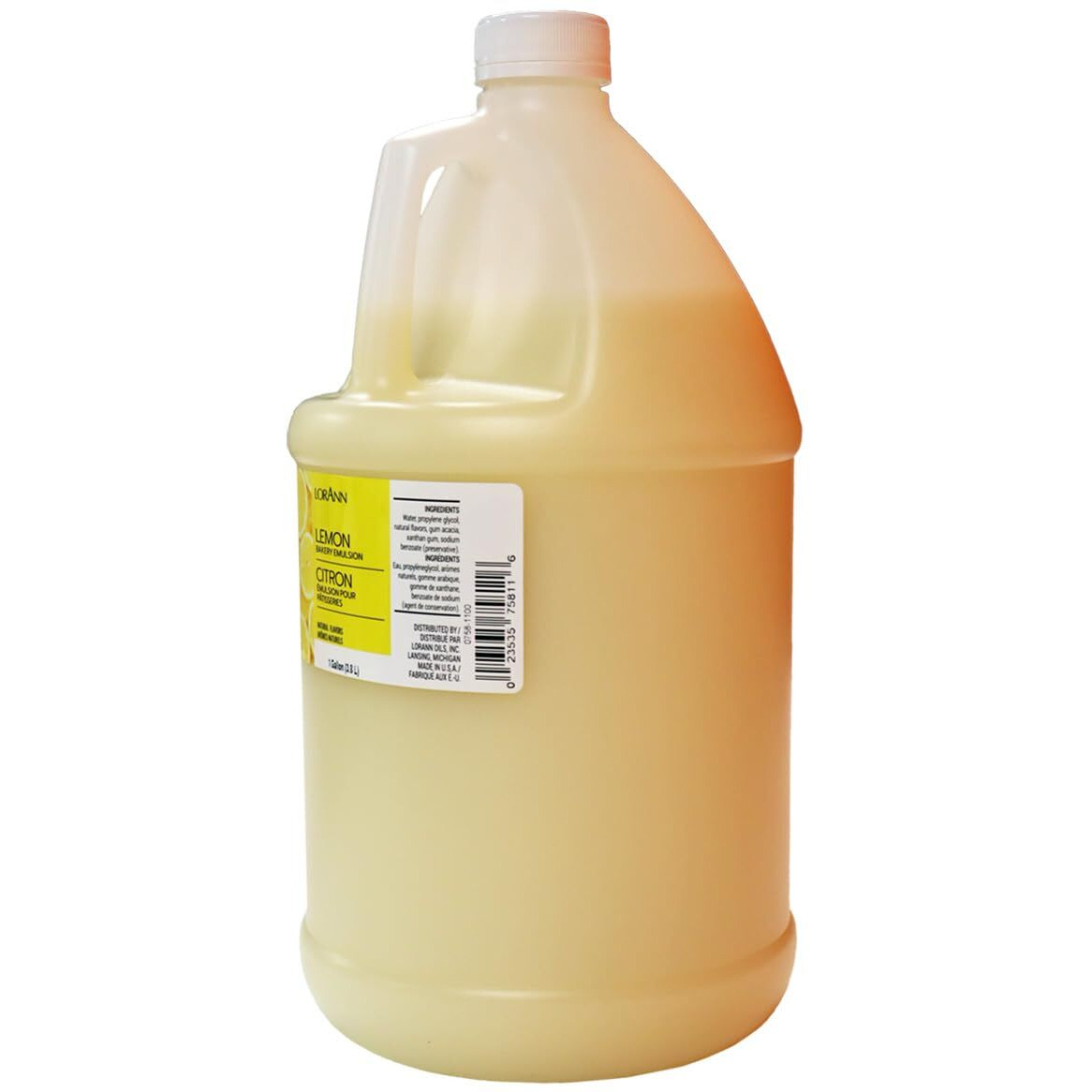 Lorann Oils Lemon Bakery Emulsion Tangy Lemon Essence, Perfect For Amplifying Citrus Tones In Cakes, Cookies & Desserts, Gluten-Free, Keto-Friendly, Lemon Extract Alternative Essential