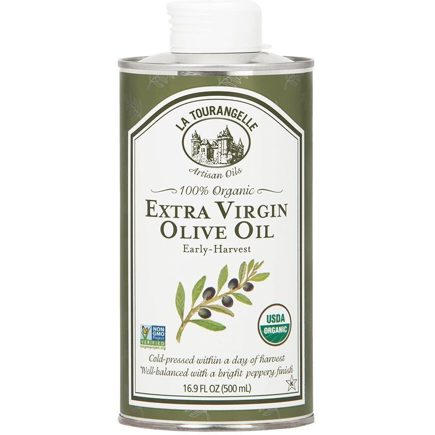 La Tourangelle, Organic Extra Virgin Olive Oil, Cold-Pressed High Antioxidant Picual Olives From Spain, 16.9 Fl Oz