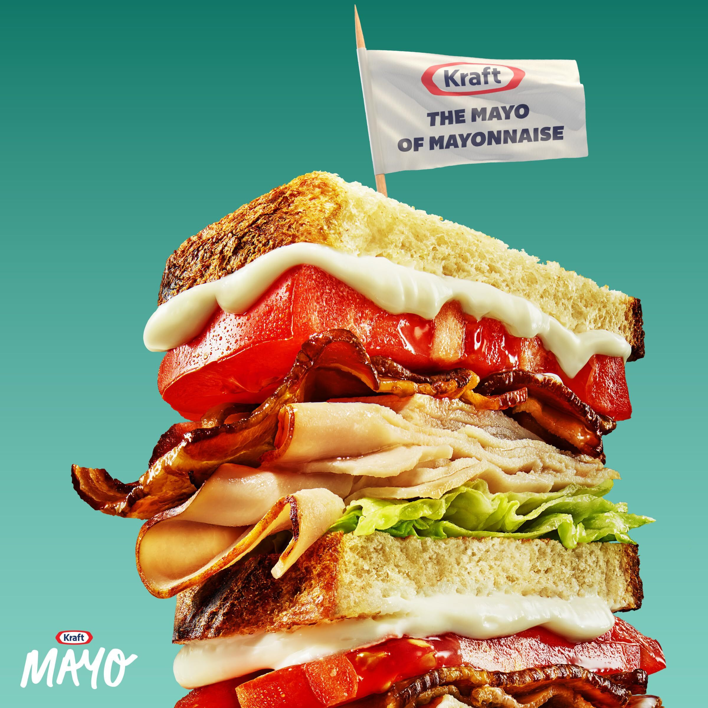 Kraft Mayo With Olive Oil Reduced Fat Mayonnaise, 22 Fl Oz Bottle
