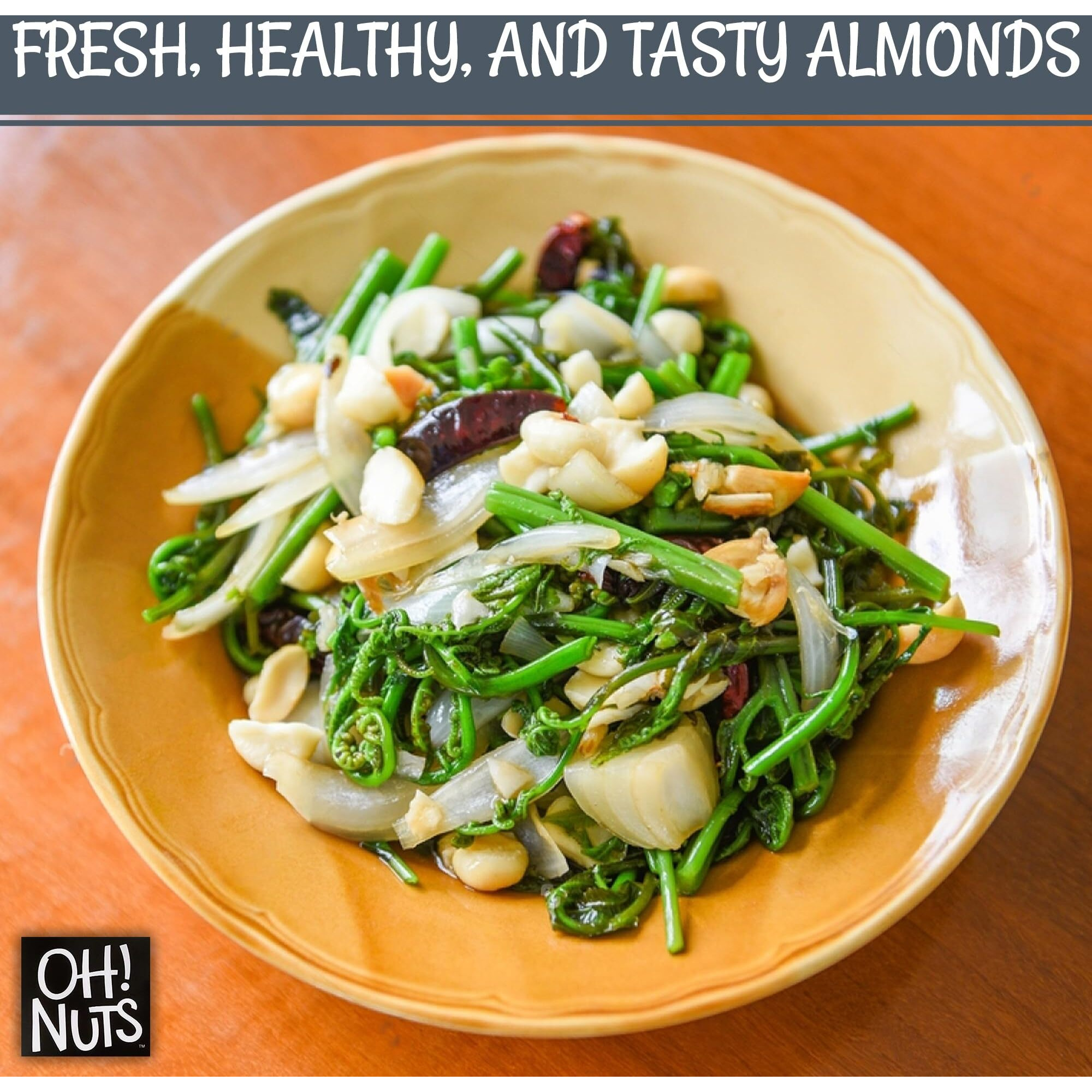 Oh Nuts Macadamia Nuts - 1 Lb - Dry Roasted Unsalted Macadamia Nuts - Oven Roasted - No Oil - Packed In New York Zip-Seal Bag For Exceptional Freshness