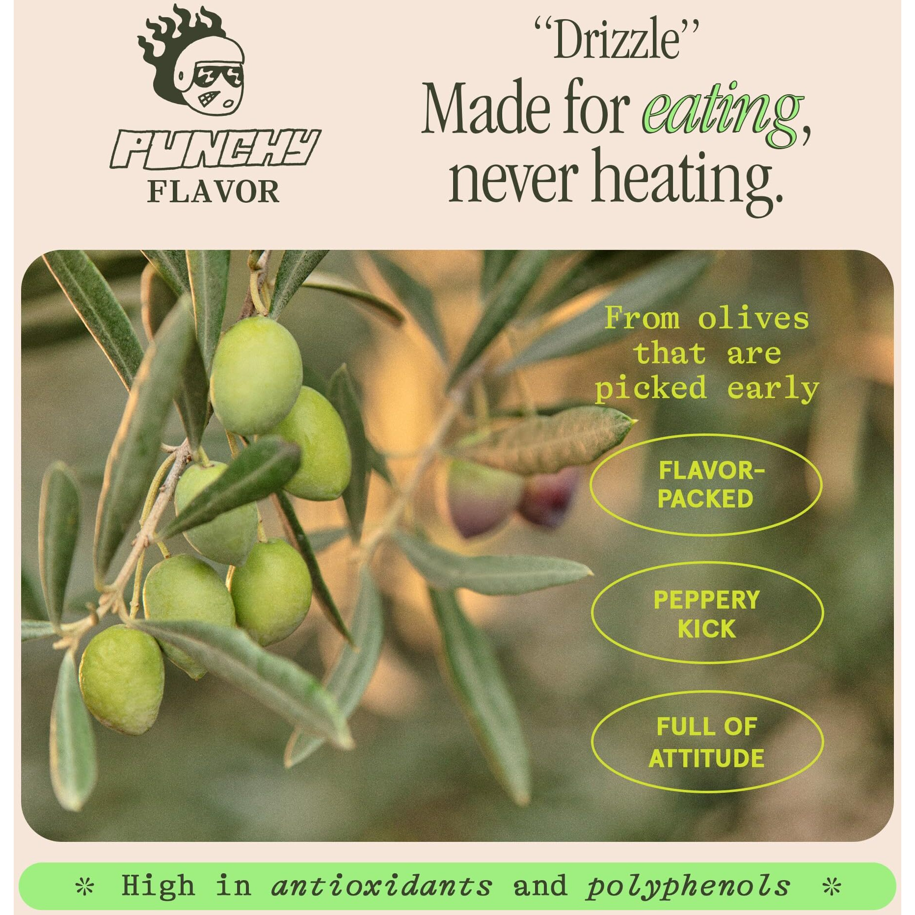 Graza Extra Virgin Olive Oil Variety Pack, Sizzle & Drizzle - High Polyphenol Peak Harvest Evoo Cooking & Finishing Oil In A Squeeze Bottle - Single Farm Olives From Spain