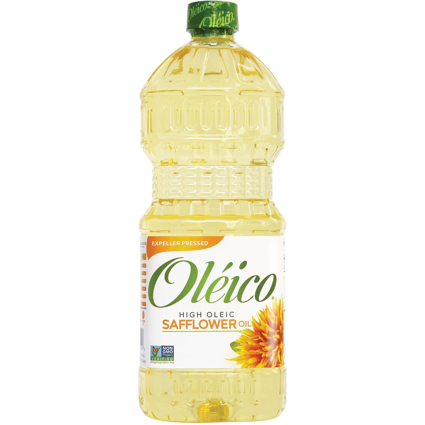 Oleico - High Oleic, Non Gmo Certified, Kosher Verified, Expeller Pressed, High Heat Stable Safflower Oil, Bottle Of 32.3 Fl Oz