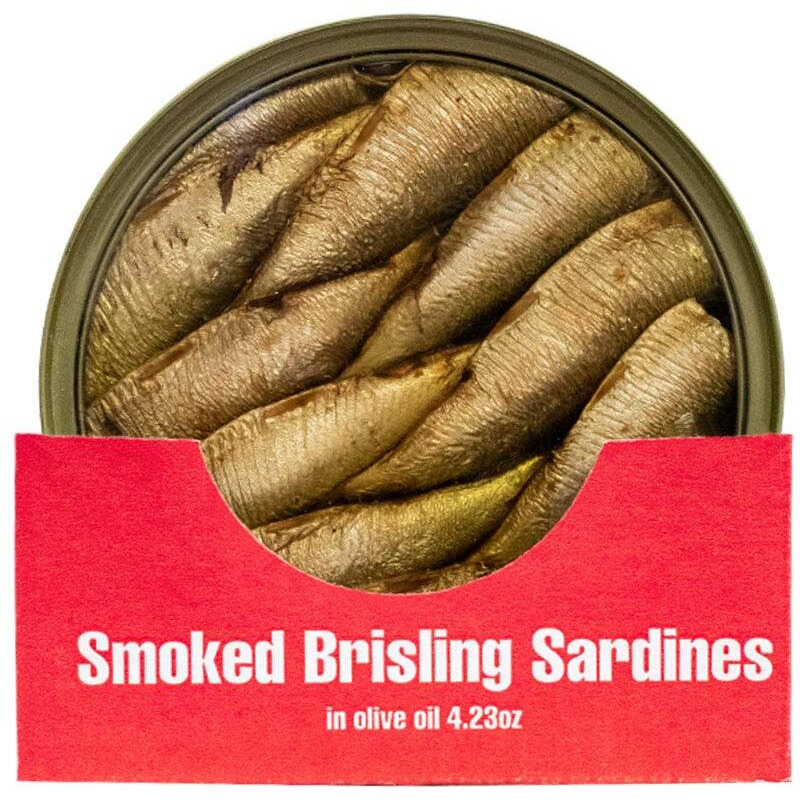 Mw Polar Brisling Sardines, Smoked In Olive Oil, 4.23 Oz - Pack Of 12