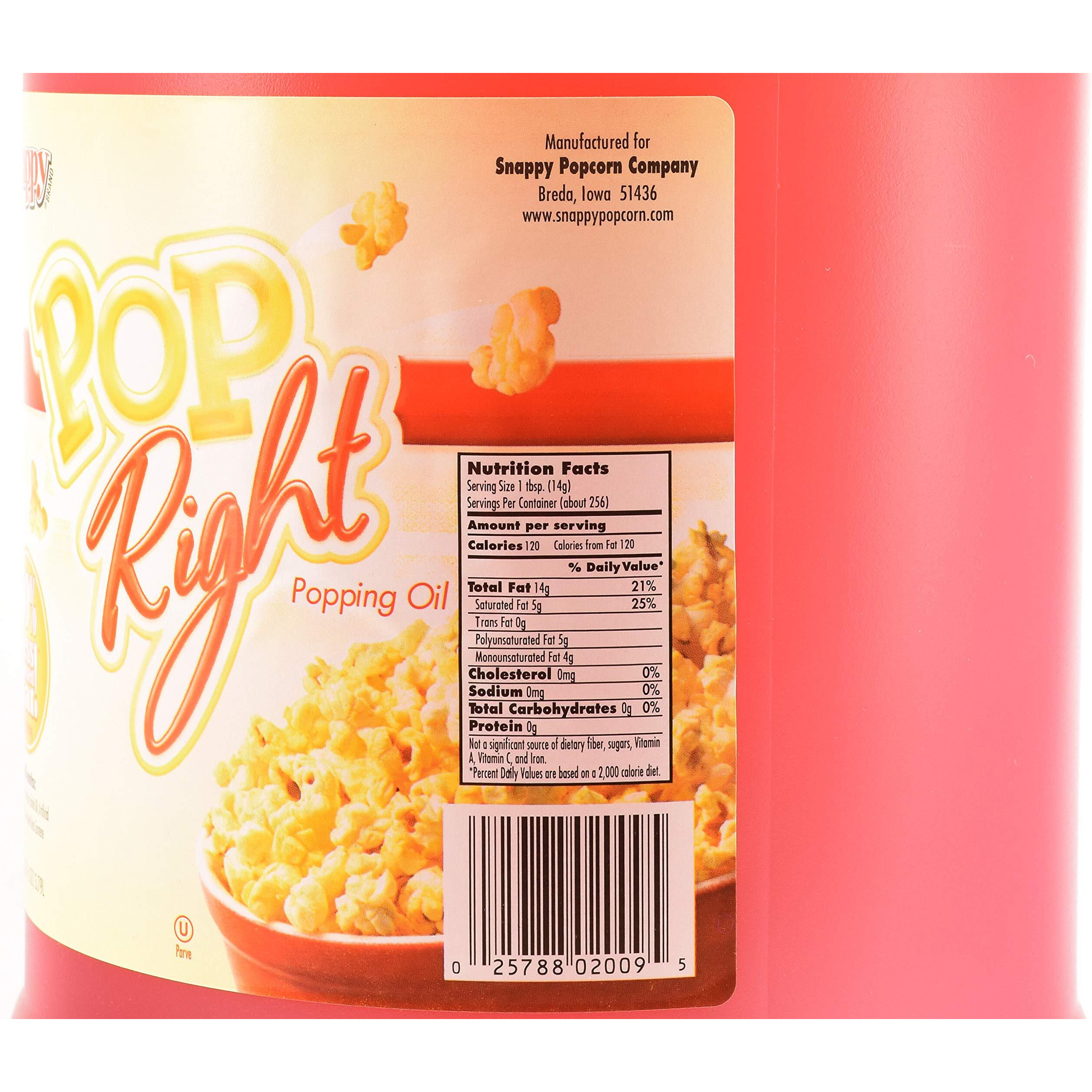 Snappy Pop Rite Popcorn Oil, 1 Gallon