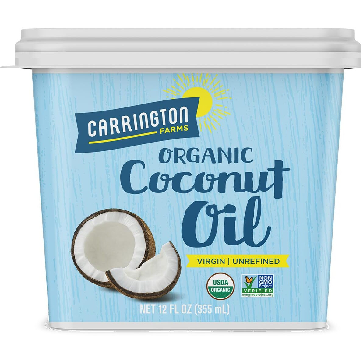 Carrington Farms Organic Virgin Coconut Oil, 12 Fl Oz
