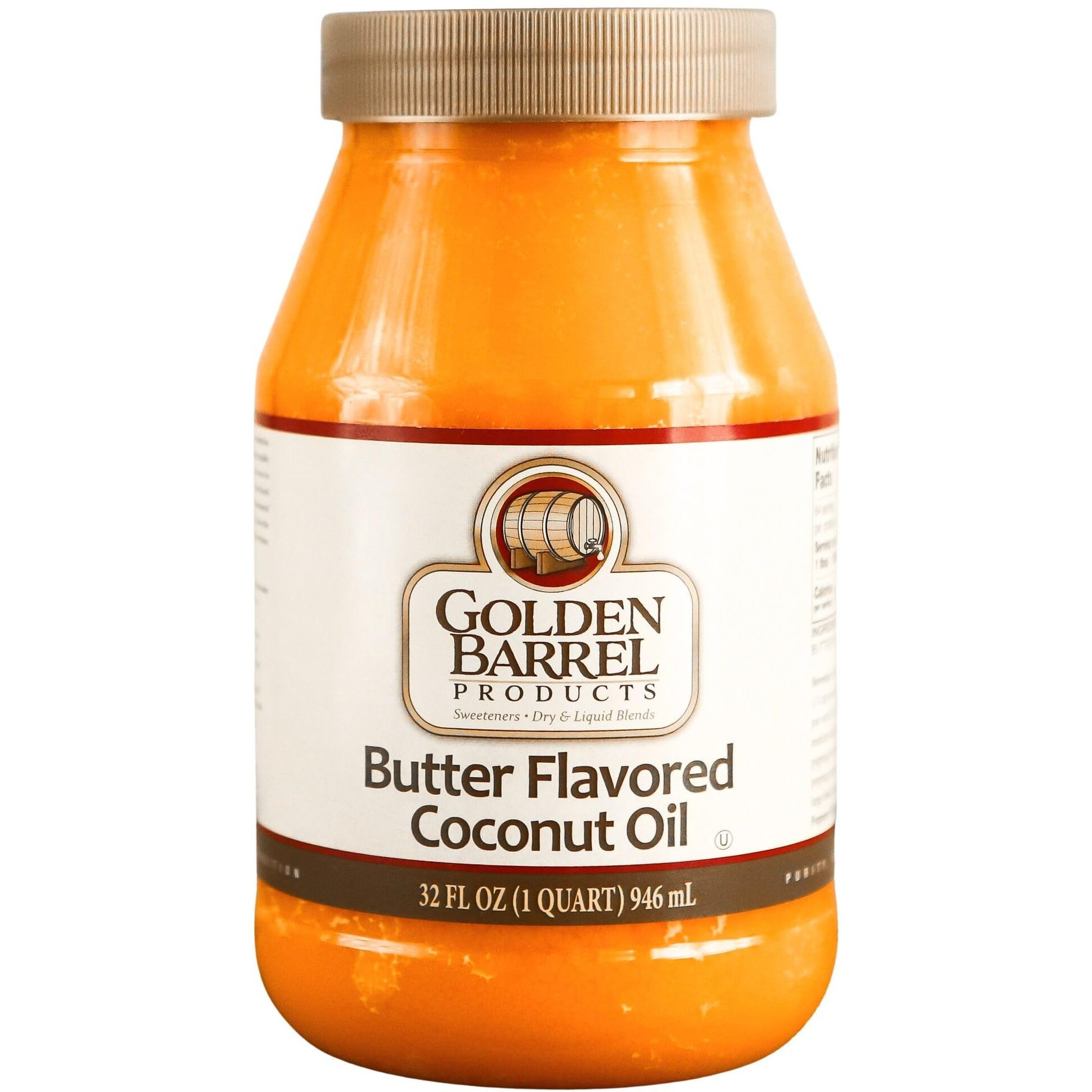 Golden Barrel Butter Flavored Coconut Oil (32 Oz.)