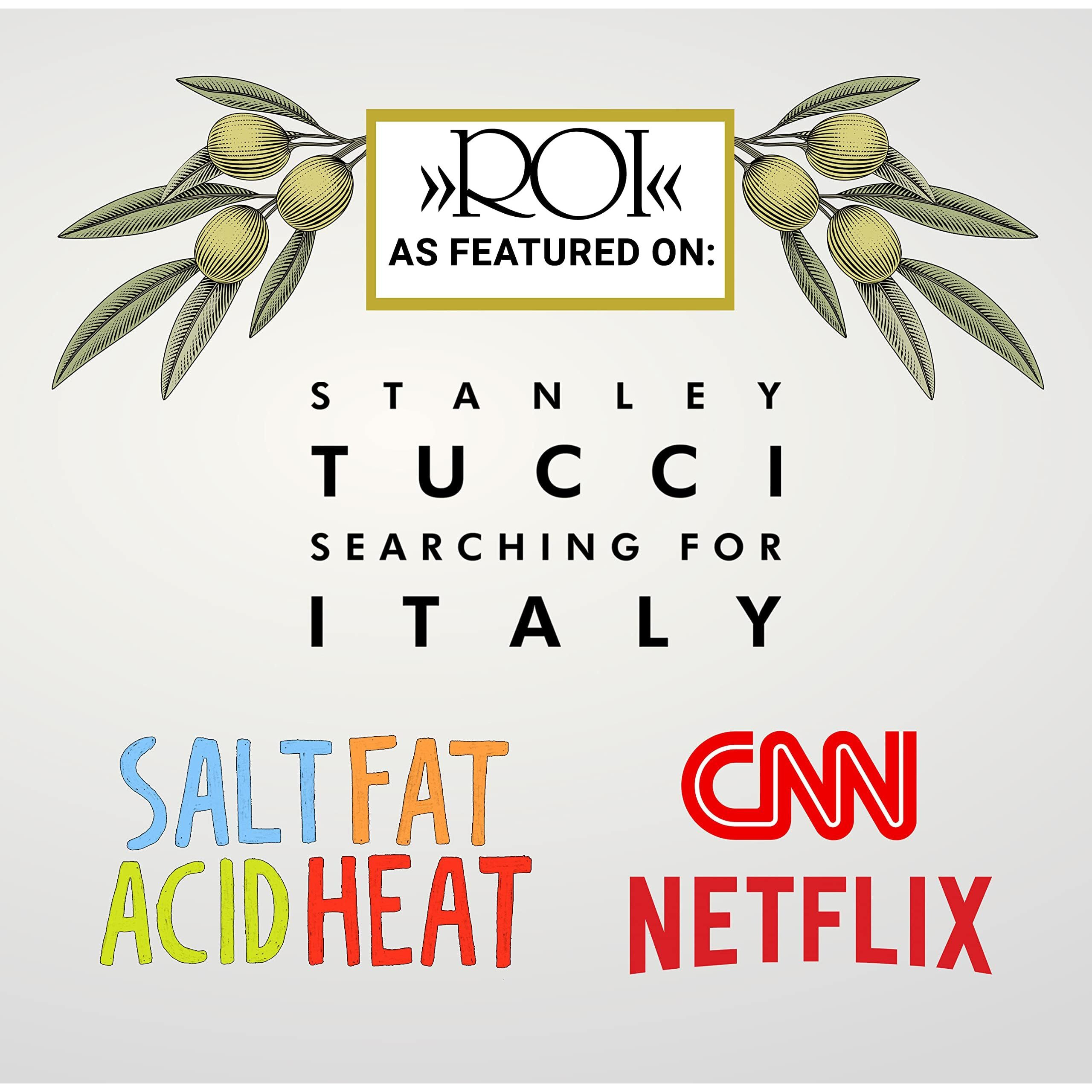 Roi Ligurian Italian Extra Virgin Olive Oil - First Cold Pressed Evoo Cultivar Ogliarola-Taggiasca Ligurian Olives - Polyphenol Rich Olive Oil From Liguria Italy - 8.45 Fl Oz (250Ml)