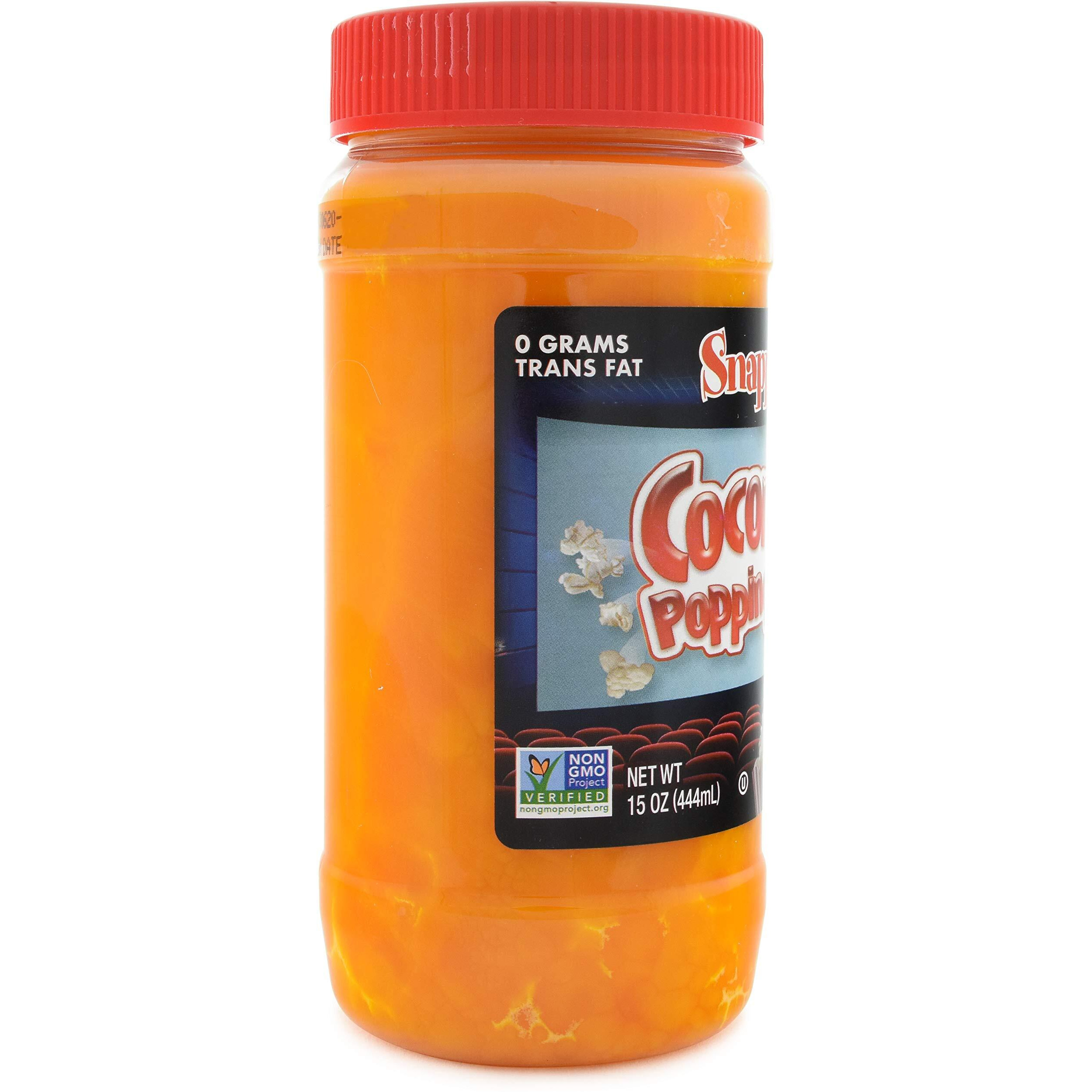 Snappy Pure Colored Coconut Popping Oil, 15 Ounce