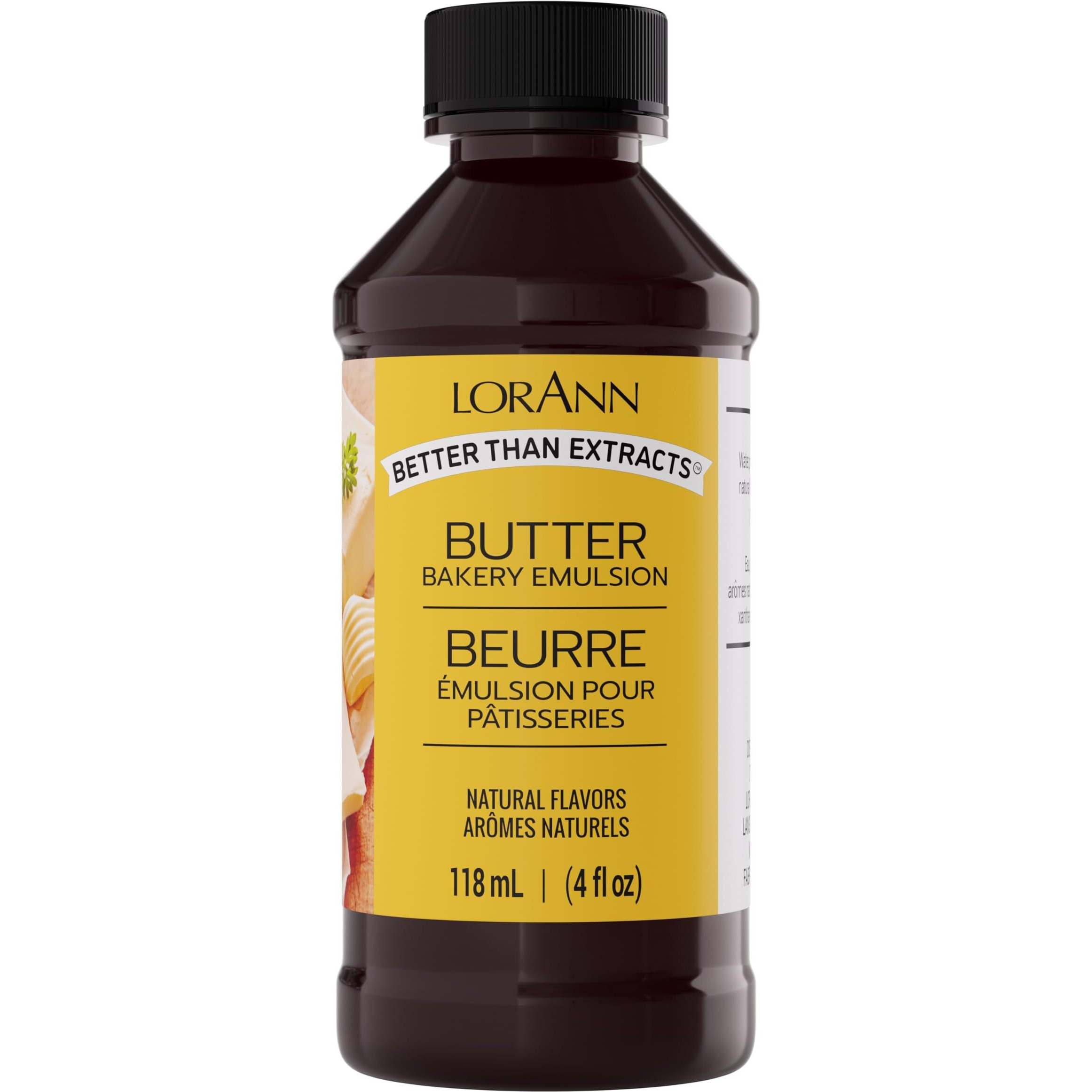 Lorann Oils Butter Bakery Emulsion True Butter Flavor, Ideal For Enhancing Rich Dairy Notes In Baked Goods, Gluten-Free, Keto-Friendly, Butter Flavoring Essential For Your Kitchen