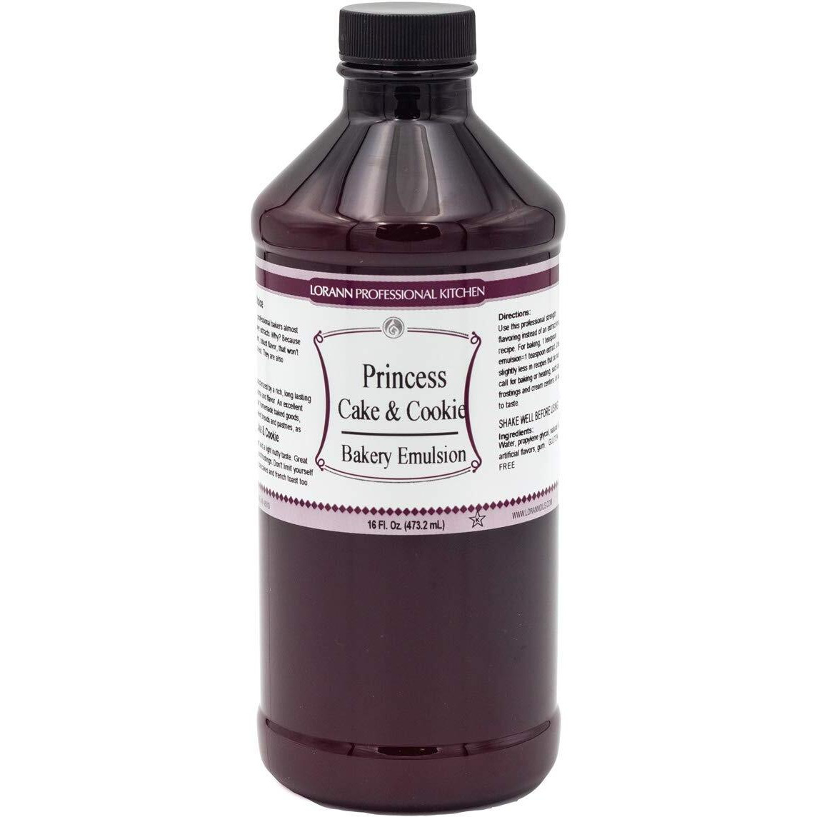 Lorann Oils Princess Cake And Cookie Bakery Emulsion Regal Flavor Blend, Perfect For Enhancing Sweet, Cake-Like Undertones In Baked Goods, Gluten-Free, Keto-Friendly, Unique Flavor Blend Essential