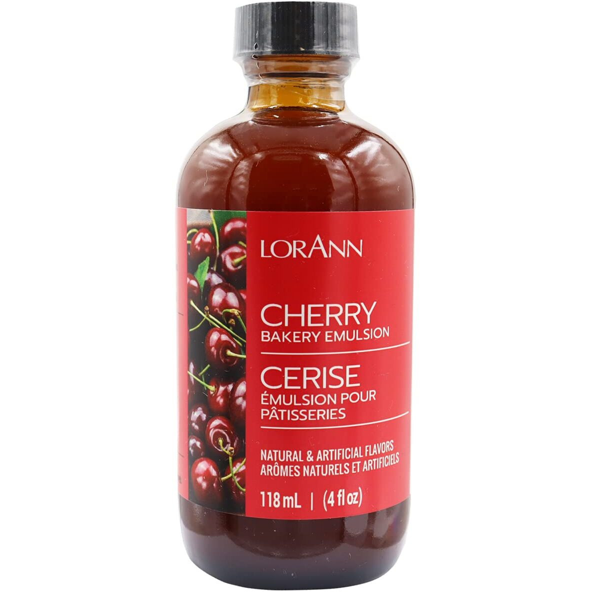 Lorann Oils Cherry Bakery Emulsion Authentic Cherry Flavor, Perfect For Enhancing Fruit Undertones In Baked Goods, Gluten-Free, Keto-Friendly, Cherry Extract Alternative Essential For Your Kitchen