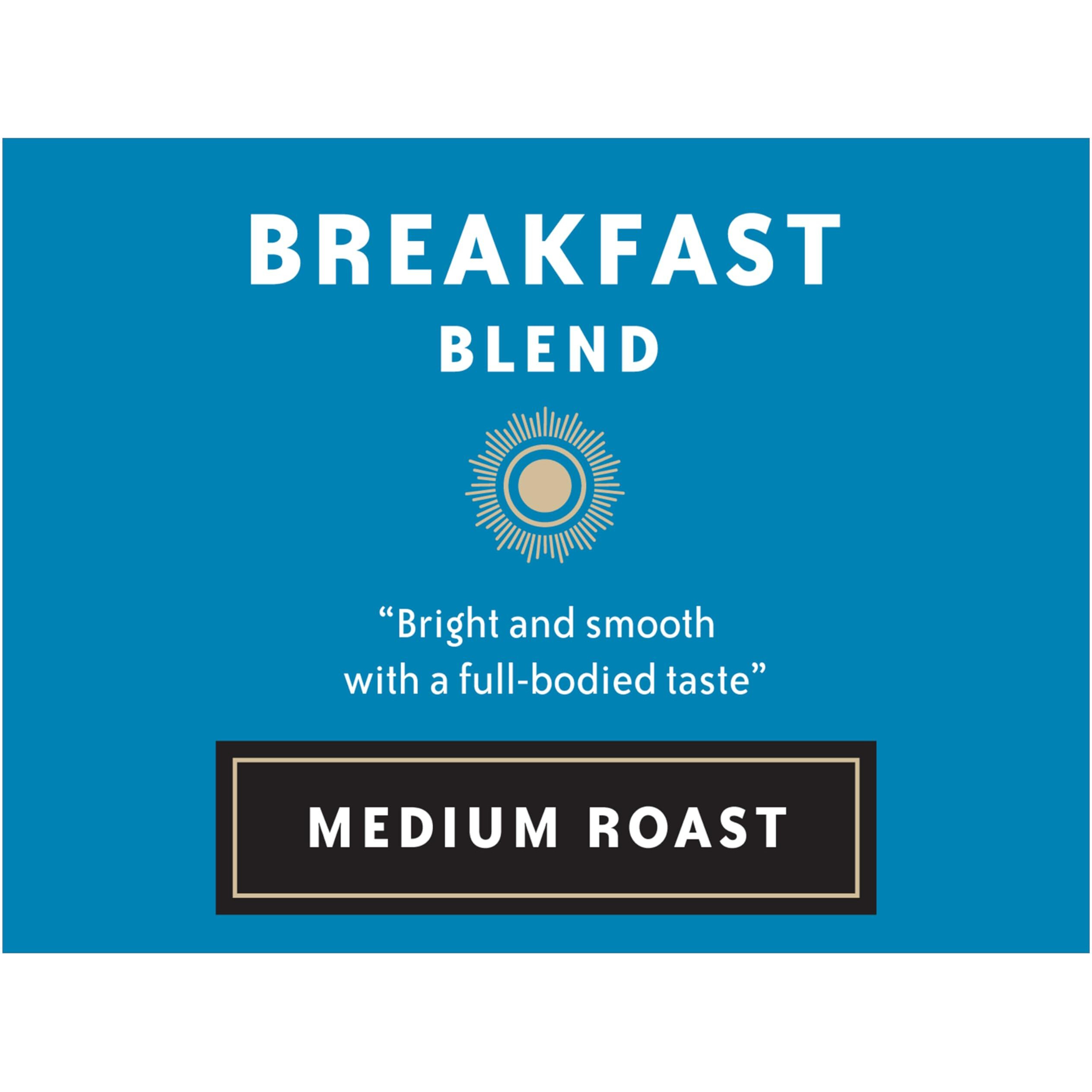 Community Coffee Breakfast Blend 60 Count Coffee Pods, Medium Roast, Compatible With Keurig 2.0 K-Cup Brewers, Box Of 60 Pods