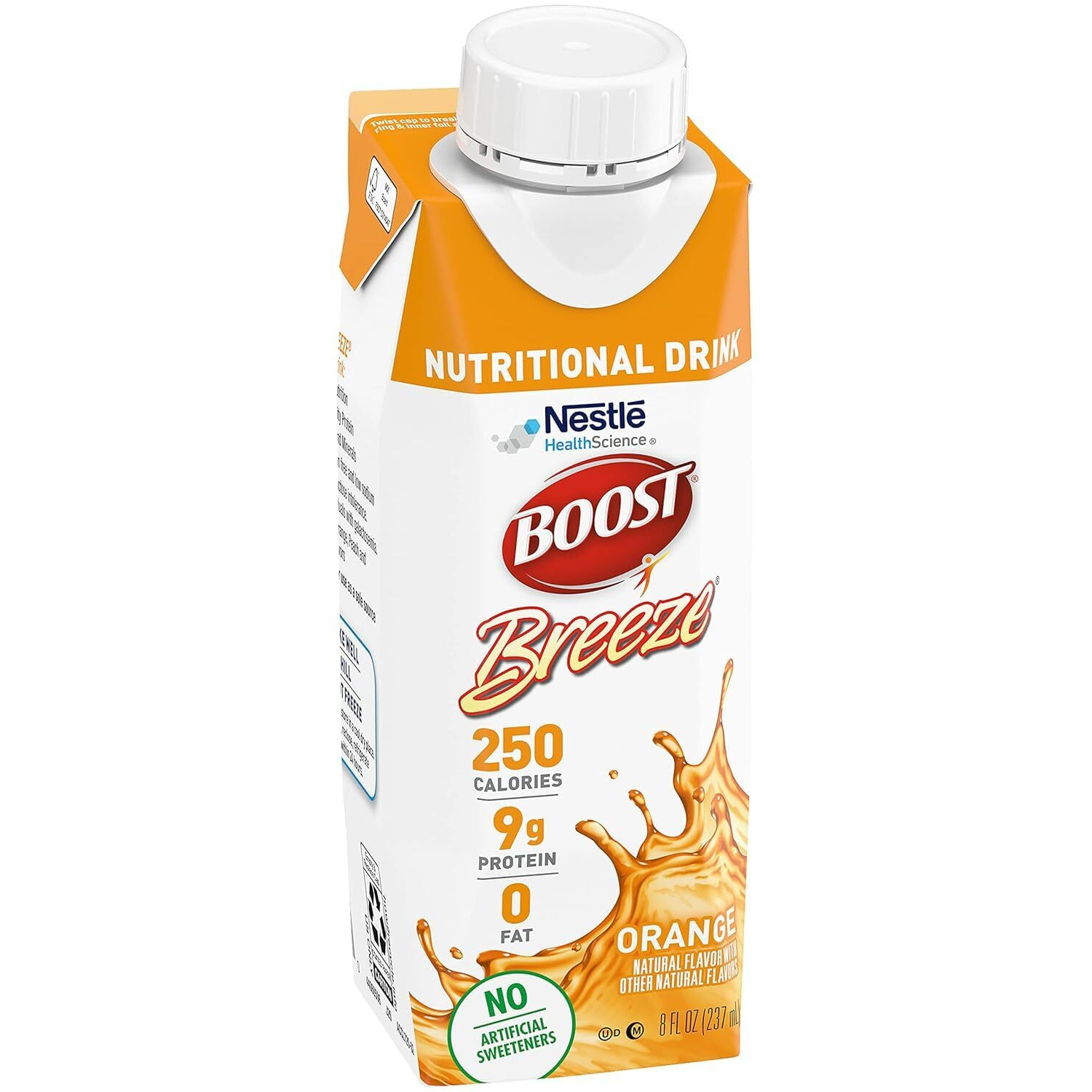 Boost Breeze Nutritional Drink Orange 8 Fl Oz (Pack Of 6)