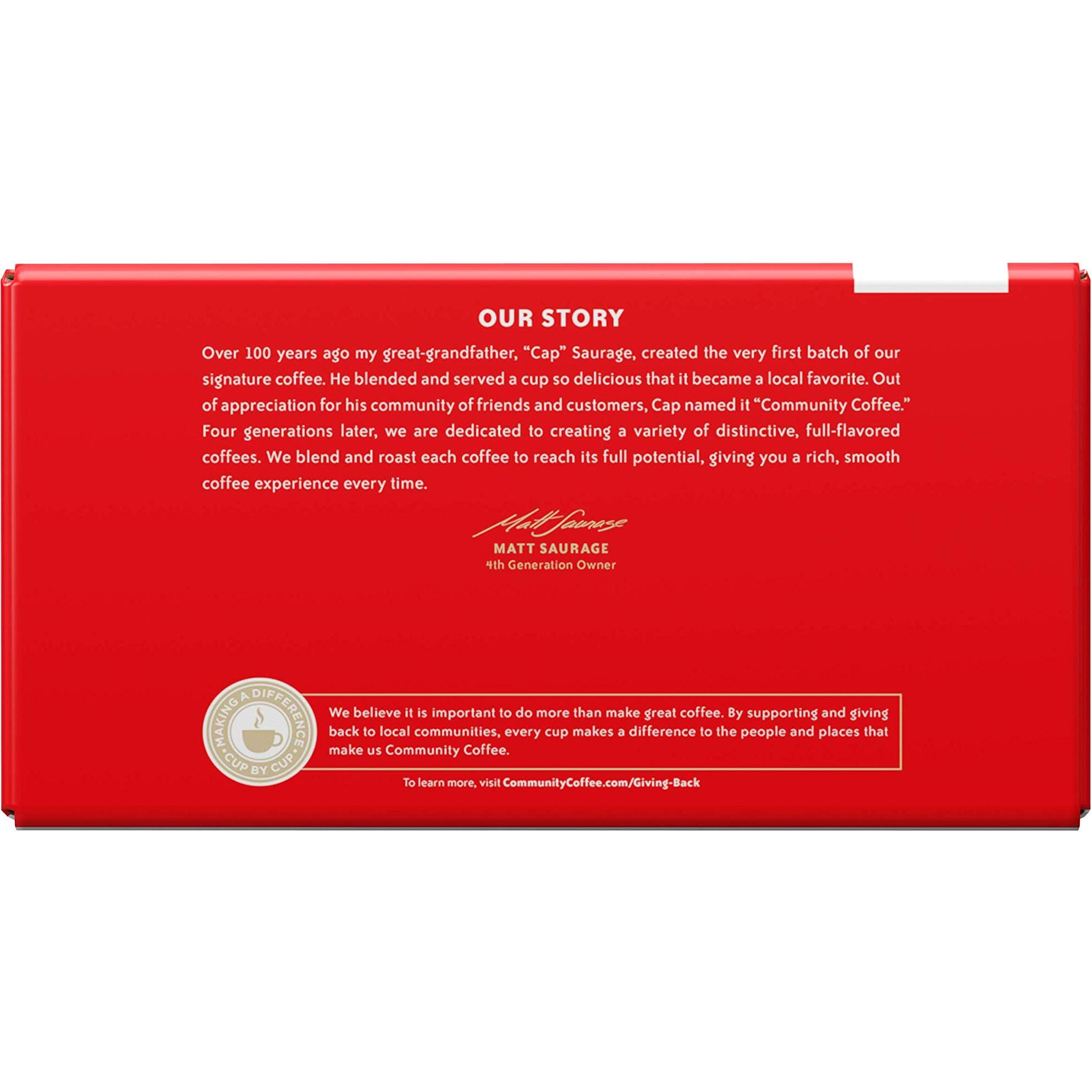 Community Coffee Breakfast Blend 80 Count Coffee Pods, Medium Roast, Compatible With Keurig 2.0 K-Cup Brewers, Box Of 80 Pods