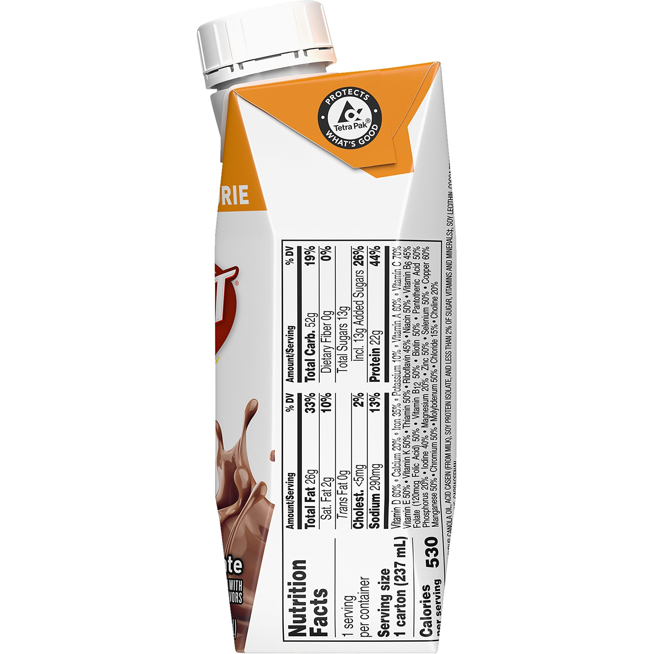 Boost Very High Calorie Nutritional Drink Very Vanilla, Made With Natural Chocolate Flavor & No Artificial Flavors, Colors & Sweeteners, 8 Fl Oz (Pack Of 3)