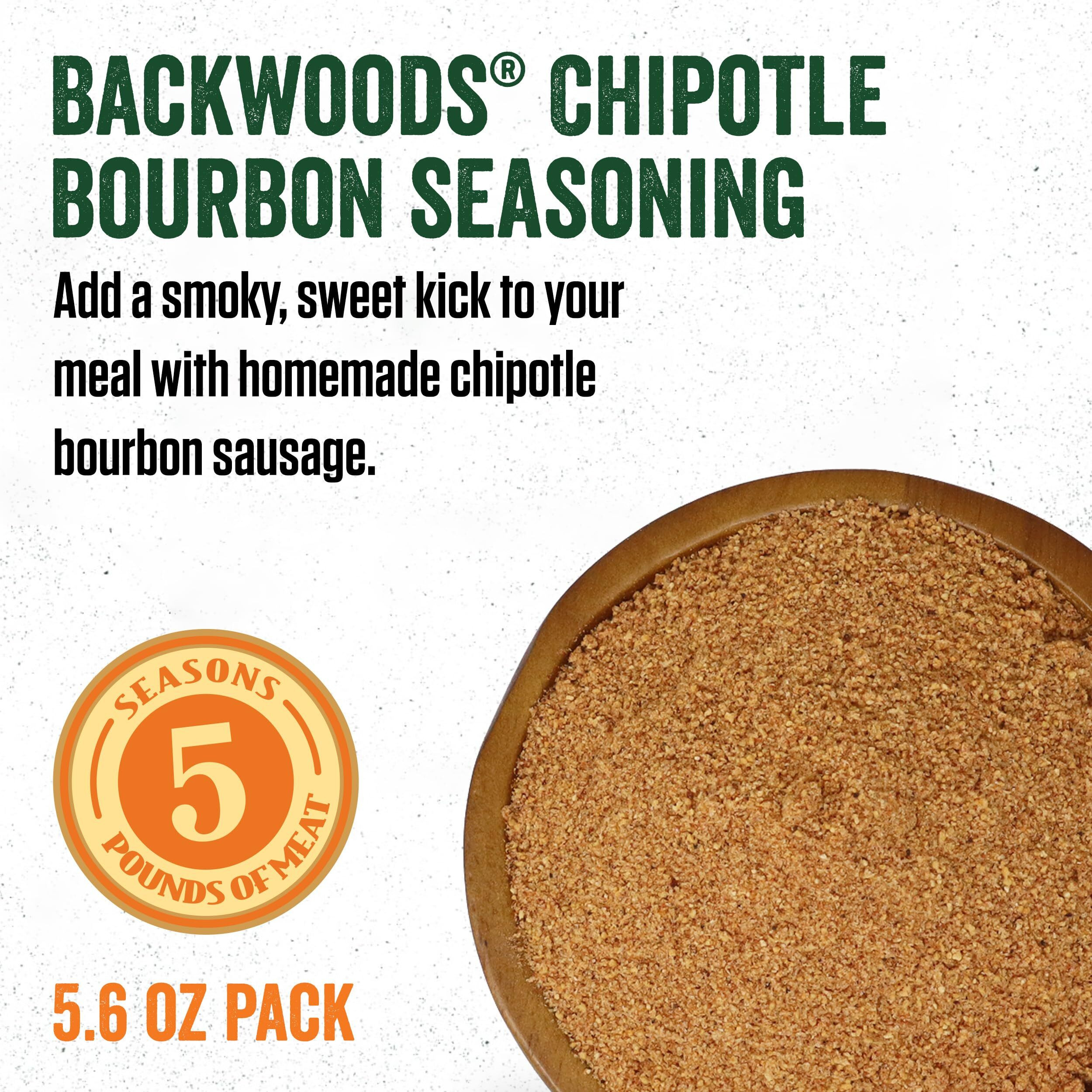 Lem Backwoods Fresh Sausage - Chipotle Bourbon Seasoning 5.6 Oz