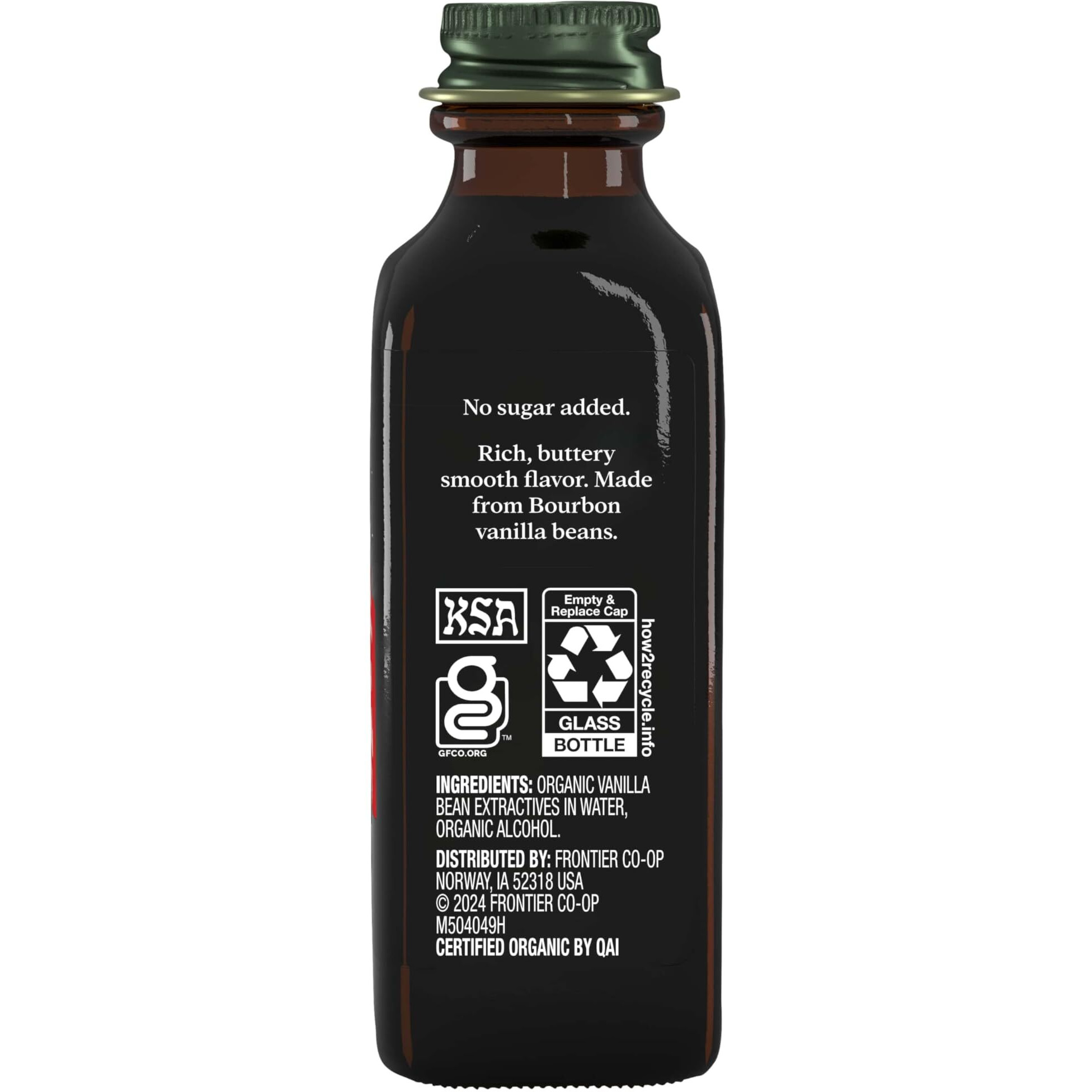 Simply Organic Pure Madagascar Vanilla Extract, 2-Ounce Glass Jar, Certified Organic, Sugar-Free Flavor For Smoothies