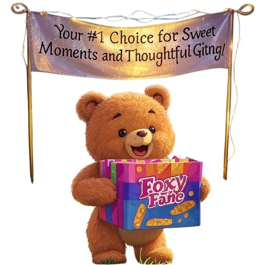 Foxy Fane 120 Count Deluxe Snack Box - Ultimate Gift Care Package With Variety Assortment Of Crackers, Cookies, Candy, Chips & Other Snacks - Bulk Bundle Of Delicious Treats (120 Snacks)