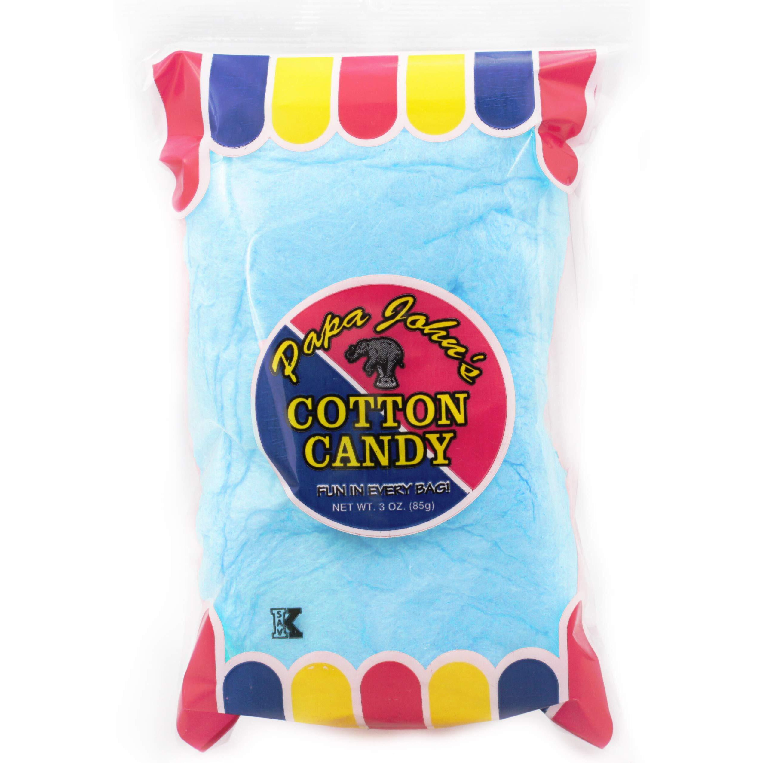 Fruidles Cotton Candy Blue And Pink Party Flavors Supplies Birthday Treats For Kids, Kosher, 3Oz Bag (3-Pack)