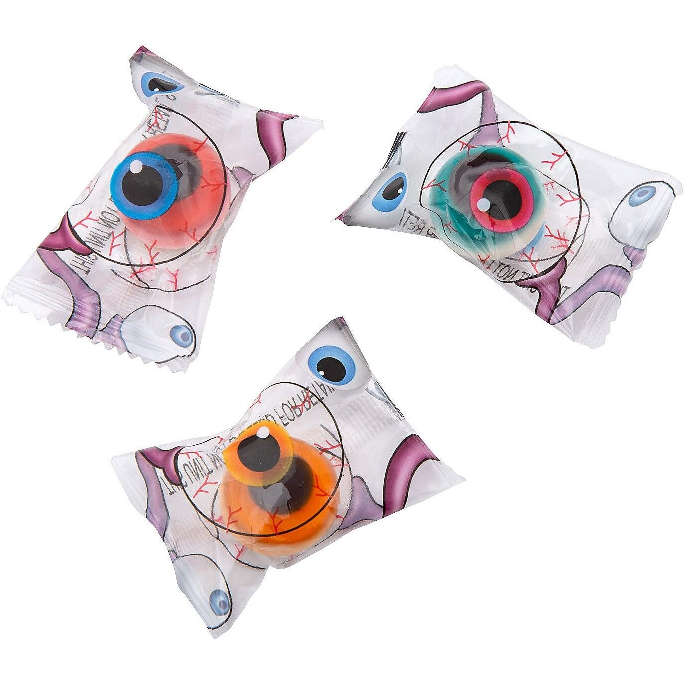 Fun Express, Gummy Eyeball Candy, 7 Oz, 40 Pieces, Great For Tricket Or Treat, Halloween And Other Fun Events
