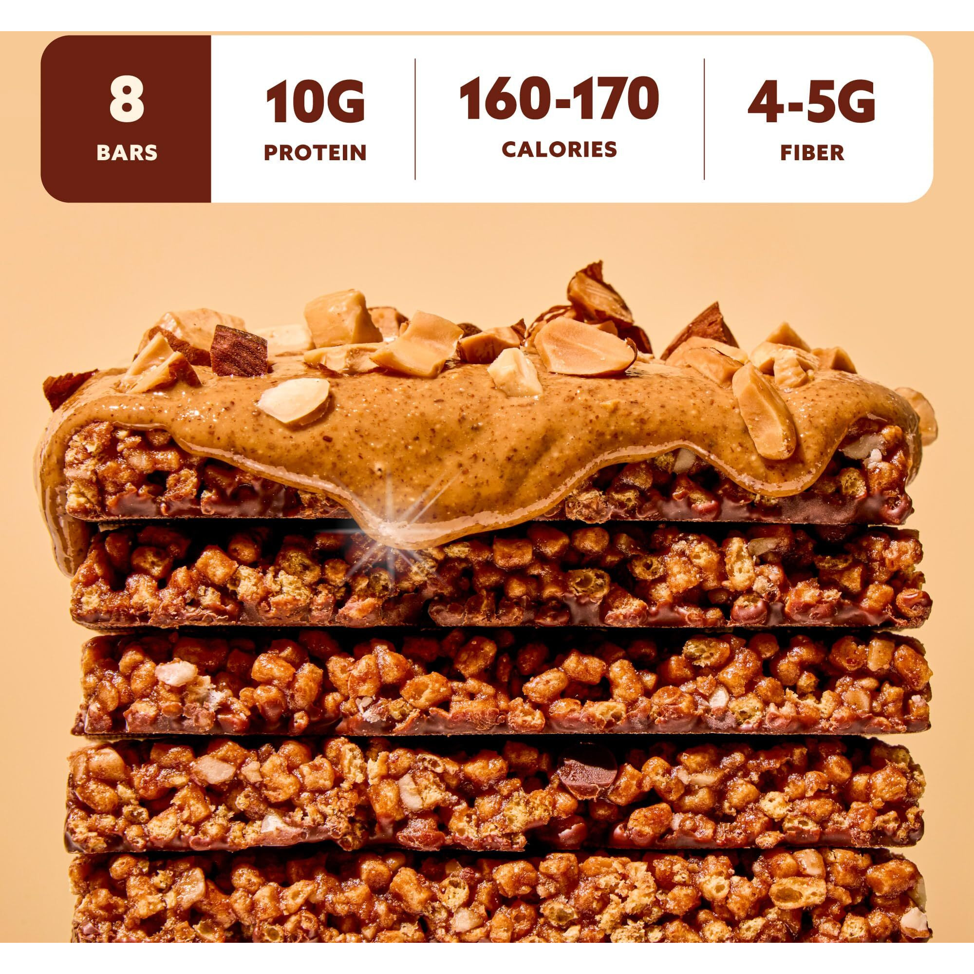 Mezcla Puff Crispy Protein Bars, Gluten Free & Vegan Protein Bars, 10G Protein, Alt For Crispy Rice Treat, Granola Bars & Breakfast Bars, Healthy Snacks For Adults, Variety Pack, 8 Count