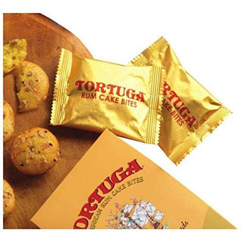 Tortuga Gourmet Rum Cake Bites With Walnuts - The Perfect Premium Gourmet Gift For Stocking Stuffers, Gift Baskets, And Christmas Gifts - Great Cakes For Delivery