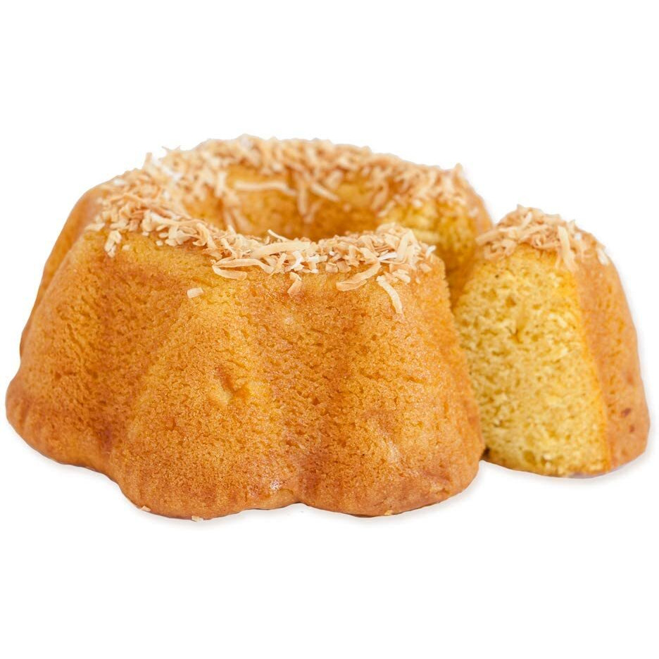 Tortuga Caribbean Taste Of Florida Coconut Rum Cake - 4 Oz Rum Cake - The Perfect Premium Gourmet Gift For Gift Baskets, Parties, Holidays, And Birthdays