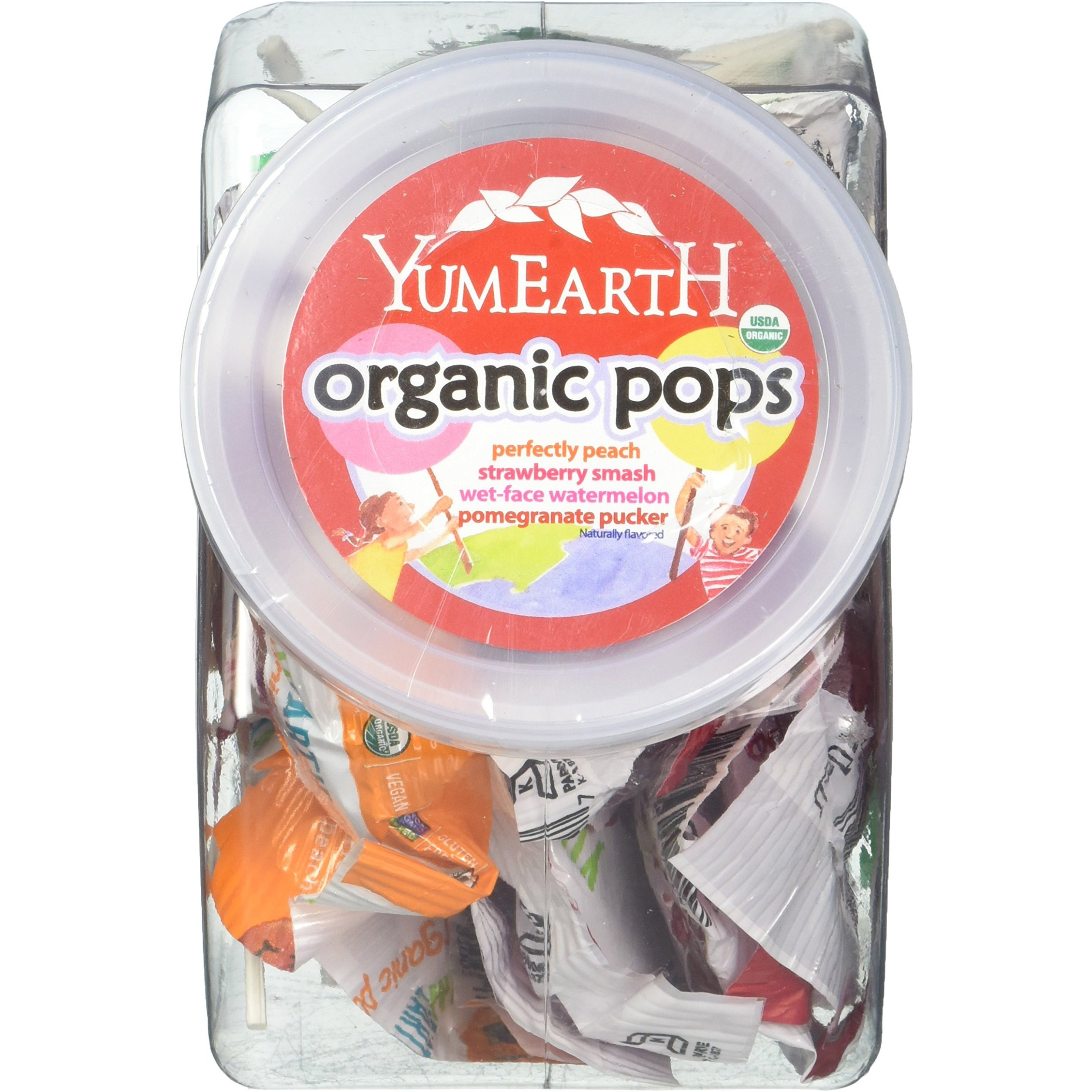 Yummy Earth Lollipops, Organic Assorted Flavors, 30 Ea