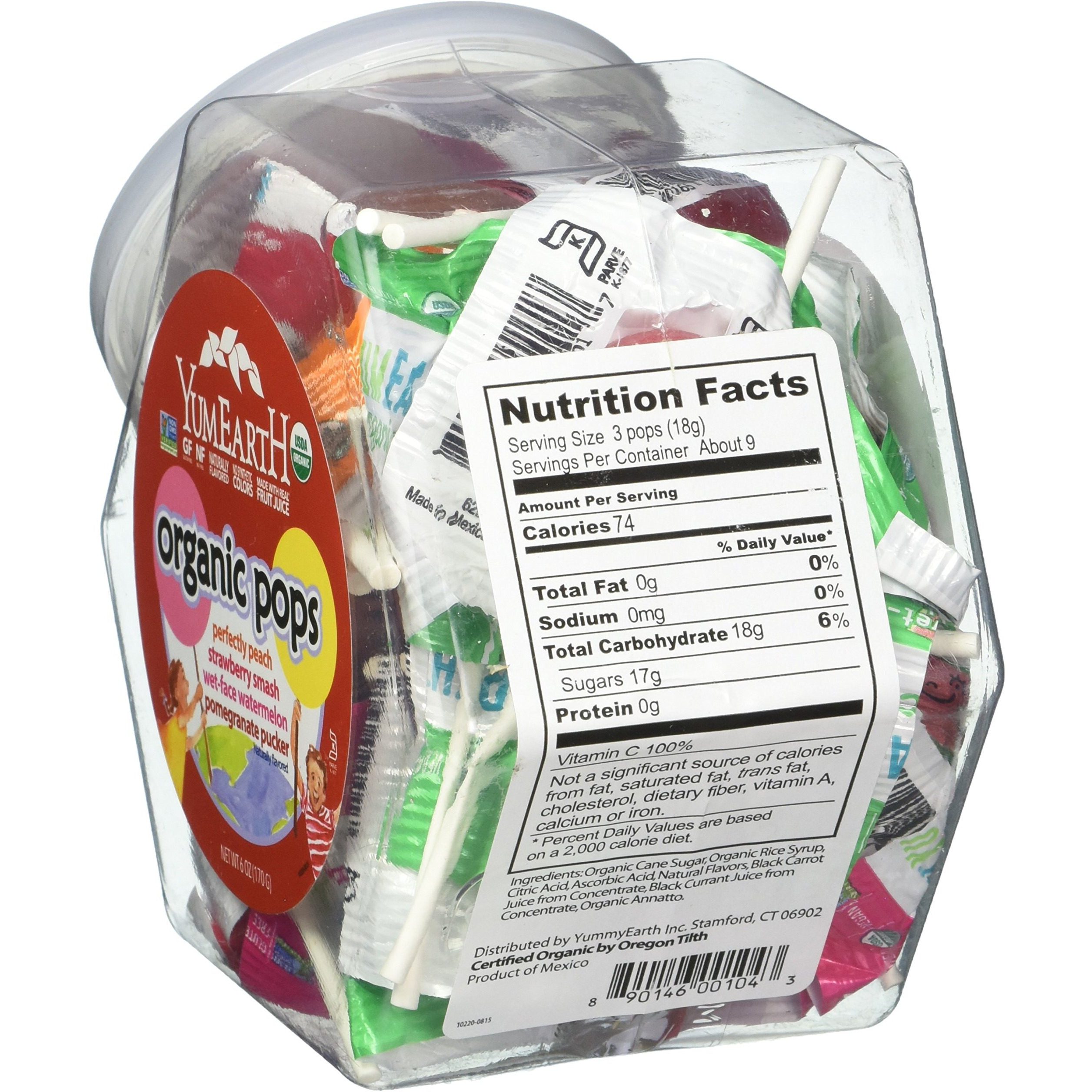 Yummy Earth Lollipops, Organic Assorted Flavors, 30 Ea